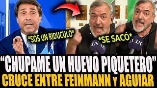 ¡FEINMANN SE CRUZÓ con SINDICALISTA DE ATE AGUIAR en VIVO [upl. by Feeney]