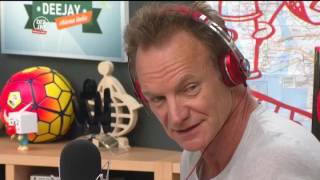 Sting ospite a Deejay chiama Italia l’intervista [upl. by Meggy]