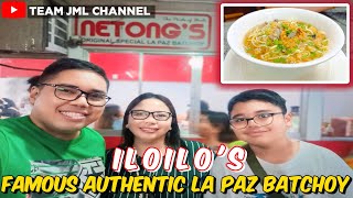 NETONGS AUTHENTIC LA PAZ BATCHOY  ILOILOS BEST and FAMOUS Special La Paz Batchoy [upl. by Amimej563]