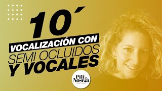 VOCALIZACIÓN con SEMIOCLUIDOS  Entrenamiento corto para todos los días [upl. by Litch]