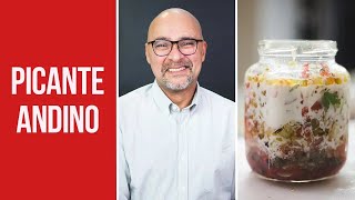 Picante venezolano  RECETA con leche la preparación del ají típico de los Andes venezolanos [upl. by Onairot]