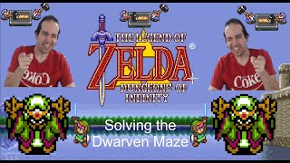 Zelda Dungeons of Infinity Wasting a run on figuring out the INSANE MAZE in Dwarven Mining Village [upl. by Locklin]