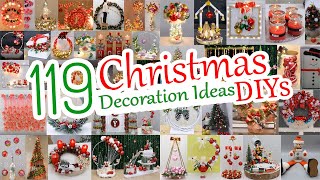 119 Diy Christmas Decoration Ideas 2024  Christmas Crafts Collection [upl. by Kylander118]