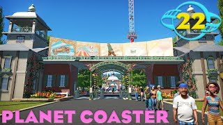 Planet Coaster  Ep 22  NEW Themed Zone [upl. by Ainnat]