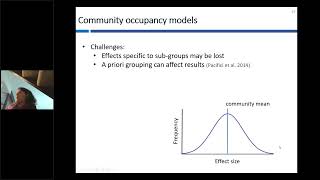 Winter 2021  Rahel Sollmann  Occupancy modeling and the study of wildlife communities [upl. by Sheaff]