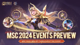 MSC 2024 Events Preview  Mobile Legends Bang Bang [upl. by Yram]