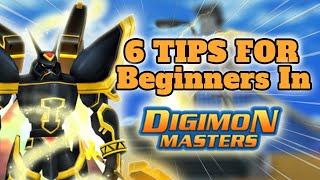 6 TIPS For Beginners In Digimon Masters Online [upl. by Ludeman]