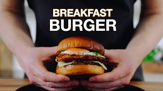 The Best Breakfast Burger  SAMSEATS [upl. by Amerak]