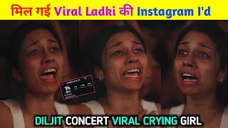 Diljit Dosanjh Concert Viral Girl Instagramid  Diljit Dosanjh Concert Girl Viral Full Video [upl. by Nol]