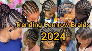 Elegant Cornrow Hairstyles  Cornrow Braids Hairstyles  Braided Twist Hairstyles for Ladies [upl. by Martica]