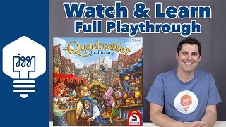 Watch amp Learn Die Quacksalber von Quedlinburg  Full Playthrough [upl. by Clywd]