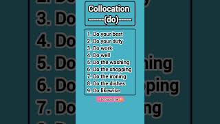 👉Collocation 🔥collocation are words that often go together english youtubeshorts shorts [upl. by Wilterdink564]