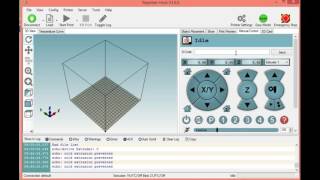 Repetier Host、３Dプリンターのテスト、動作確認 part 1 [upl. by Stanhope]