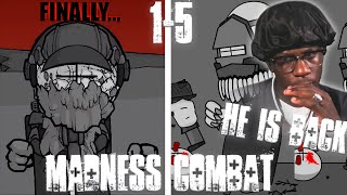 Deimos IS BACK TO ATTACK  Madness Combat Dedmos Adventure Reaction 15 [upl. by Aneeb526]