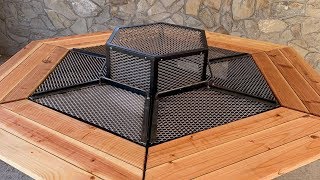 Como hacer una parrilla para asados hexagonal  JAG GRILL [upl. by Hgierb]