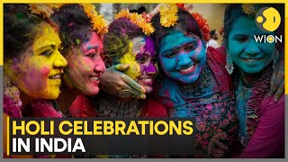 Holi Celebrations 2024 How the festival of colours is celebrated across India  WION [upl. by Elag]