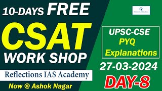 CSAT Civil Services Aptitude Test Basic amp Topic Wise PYQS  Data Sufficiency [upl. by Fein]