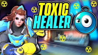 TOXIC Healer Blames Tank In Overwatch 2 OVERWATCH COMPETITIVE TOXICITY [upl. by Gerger492]