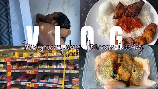 DAILY VLOG • HAIR CARE • GROCERY RUN • SUNDAY DINNER [upl. by Atat]