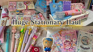 🌷Huge Stationary Haul🎀 Kawaii stationary  Study Essential📚ASMR Adorablejas [upl. by Orford]