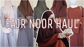 Abaya Jewelry amp Books  Fajr Noor Abaya Haul [upl. by Adnamor]