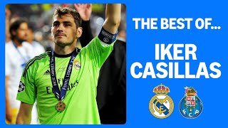 The GREATEST keeper of alltime 🤔 The best of Iker Casillas in the UEFA Champions League [upl. by Tloh]