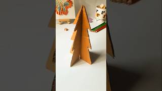 Easy cardboard Christmas tree 🎄 [upl. by Savick]