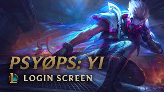 PsyOps Master Yi  PsyOps 2020  Login Screen  Animated 60fps  League of Legends [upl. by Collum]