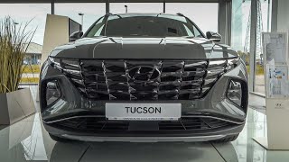 Hyundai Tucson Hybrid 2021 230 HP Amazon Grey  Premium Plus  Exterior amp Interior Review [upl. by Teodorico50]