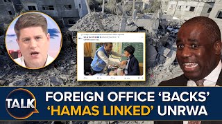 quotTotally DISGRACEFULquot David Lammys Foreign Office Slammed For Supporting Hamas Linked UNRWA [upl. by Yahsel]