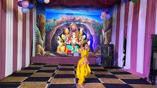 Maay Bhavani  Vedashree Agade Dance Performance  Mangaldham Durga Utsav Mandal navratri2024 [upl. by Pitarys]