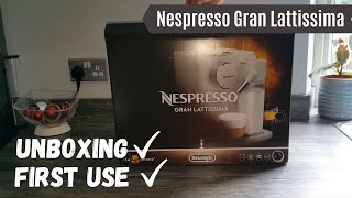 Nespresso Gran Lattissima UNBOXING and FIRST USE  Nespresso Coffee Machines UNBOXED  OriginalLine [upl. by Gomez375]