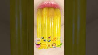 ASMR YELLOW EMOJI FOOD 노란색 이모지 먹방 sped up [upl. by Kimberly]