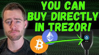 How To Buy And Sell Crypto DIRECTLY In The Trezor Wallet App No Transfers Required Invity Review [upl. by Bowlds]