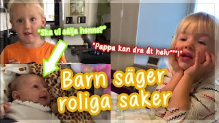 Barn säger roliga saker 🗣️😆  Sveriges Roligaste Barn [upl. by Assirialc147]