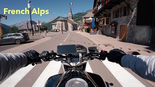 POV Exploring the Scenic Roads of the French Alps  Yamaha FZ6  Raw Onboard [upl. by Ynot90]