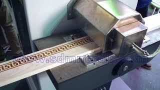 Wood texture embossing machine [upl. by Gorton]