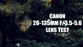 EF Mount Canon 28135mm f3556 IS USM  Lens Test [upl. by Rabin]