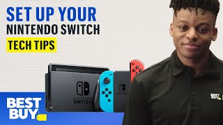 Setting Up a Nintendo Switch  Tech Tips from Best Buy [upl. by Eseenaj]