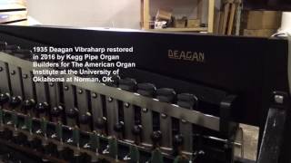 Deagan Vibraharp restoration by Kegg Pipe Organ Builders [upl. by Ailet]