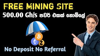 Free Crypto Mining Site  Cryptocurrency Mining  Sinhala  2024 criptocurrency binance [upl. by Aihsakal375]