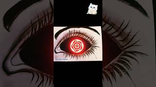 Naruto eyes ❤️‍🔥👀👁️  Sharingan Eye drawing naruto itachi sharingan shorts anime viral [upl. by Atirhs]