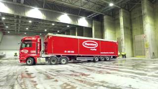 Thorntons Recycling First Delivery of Waste [upl. by Idnahr]