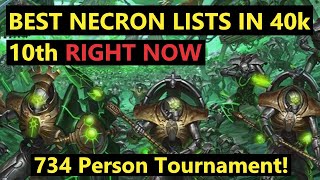 The BEST 2 NECRON Lists in Warhammer 40k 10th right now [upl. by Eelorac]