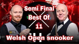 John Higgins Vs Gary Wilson Semi Final Welsh Open snooker 2024 Best Of 11 [upl. by Grefe]