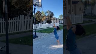 Son Plays Basketball With Imaginary Ball 🏀 😱 [upl. by Ittap]