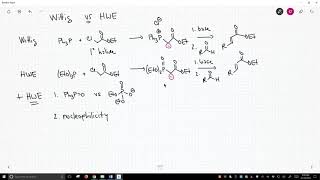 contrasting the Wittig and HornerWadsworthEmmons reaction [upl. by Huskey]