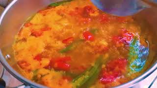 MILAGAI KILLI SAMBAR மிளகாய் கிள்ளி சாம்பார்  SAMBAR WITHOUT VEGITABLES  SAN COOKING [upl. by Lyrrehs]