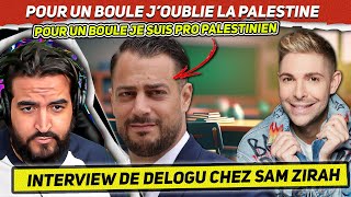 Interview de Delogu chez Sam Zirah Palestine Algérie Maeva Ghennam Rima Hassan Hanouna TPMP [upl. by Cirtap]