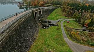 Staumauer Bruchertalsperre Marienheide [upl. by Ressler]